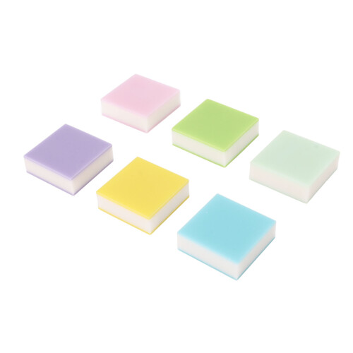 6Pcs Carving Blocks Assorted Color Clear Printing 2