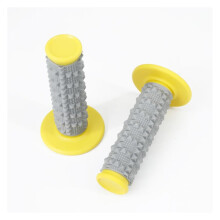 Motorcycle Grips 7/8 Inch Handlebar Grips for Throttle Control Quick Twister Acceleration Yellow Rubber Grip Parts