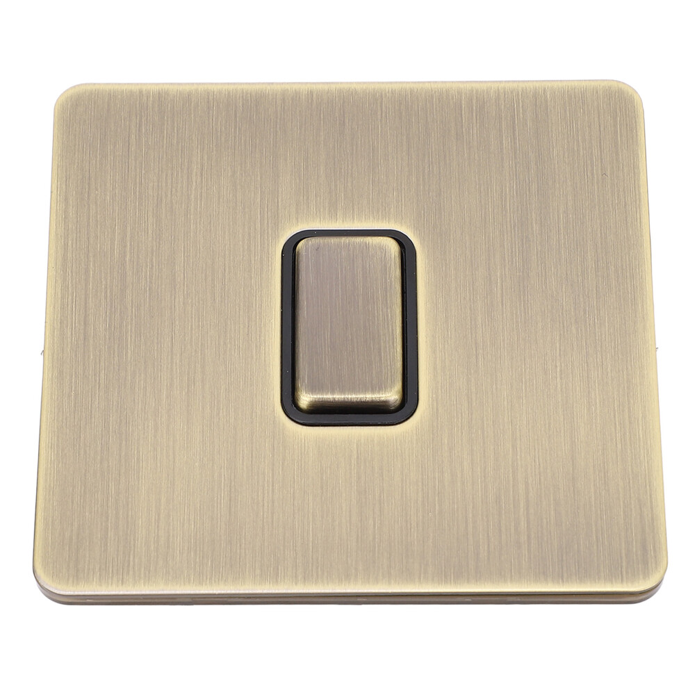 Antique Brass Stainless Steel Wall Toggle Switch 86X86mm 250V 9361347800618