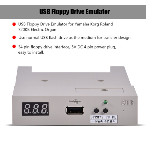 SFRM72-FU-DL USB Floppy Drive Emulator for Yamaha 2
