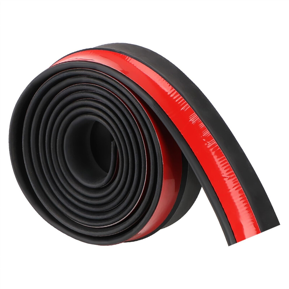 Side Skirts Extension Car Lip Skirt Protector 60Mm Wide Rubber Strip 2.5M Universal Front Bumper Lip Mouldings 6038364211811