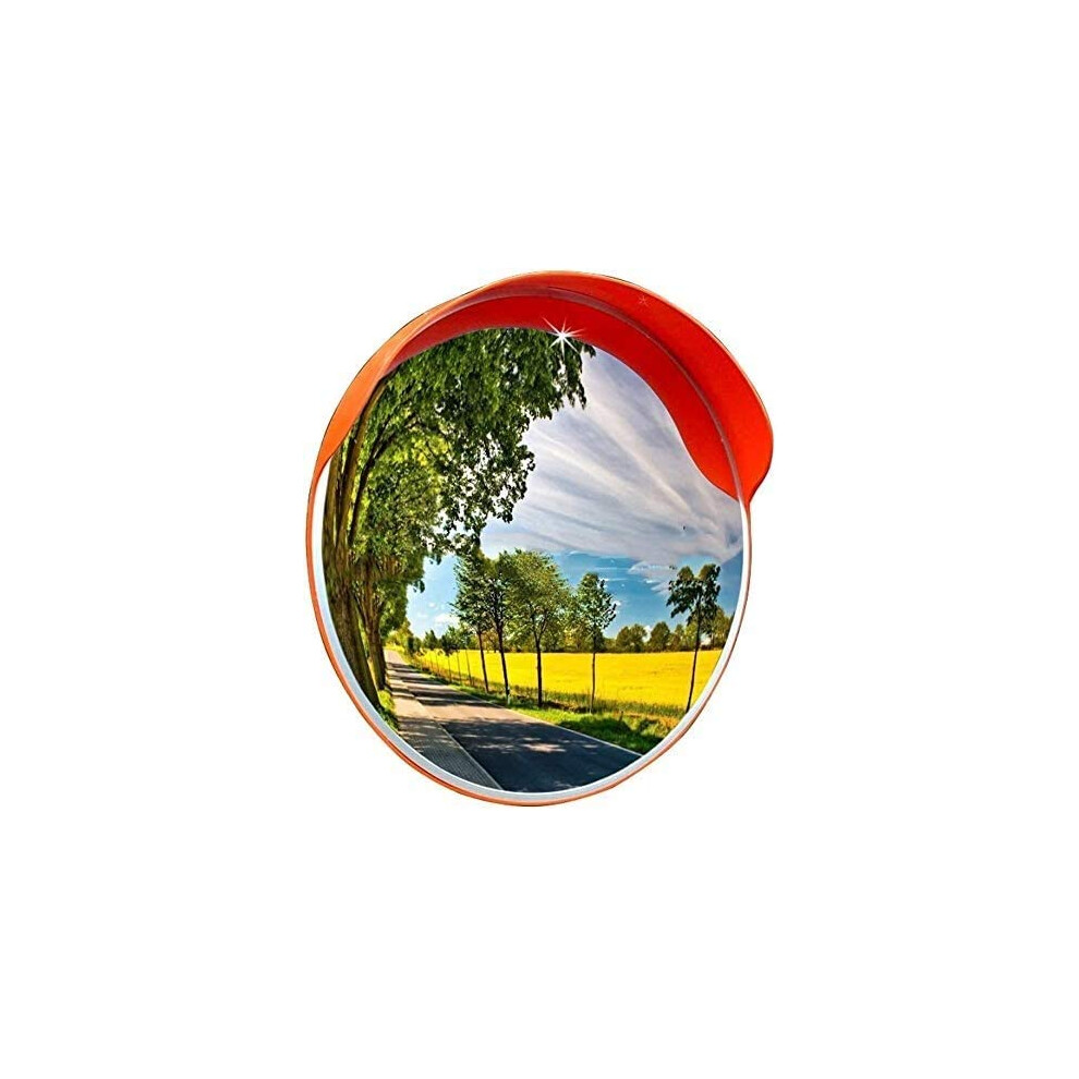 Mirrors Safety Convex Traffic Mirror Acrylic Outdoor Intersection Wide-Angle Lens 30Cm Size For Road Turning 6038364212092