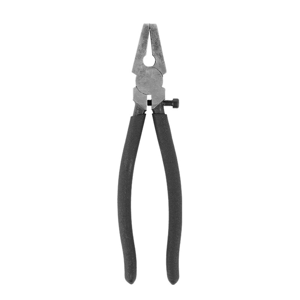 Black-Handle Wire Drawing Pliers With Adjustable Big Head For Jewelry Making And Crafting, Durable Steel Construction 6038364212160