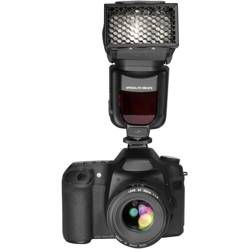 Metal ABS Honeycomb Grid Filter Covers for Camera Flashes, 43mm Height, 80mm Width, Light Control Accessories 1