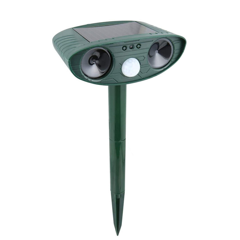 Ultrasonic Fox Repellent Solar Powered Waterproof Animal Repeller with Motion Sensor Flashing Lights for Yard Squirrels Cats Rats-image-OPC-PKD9DCX-NEW