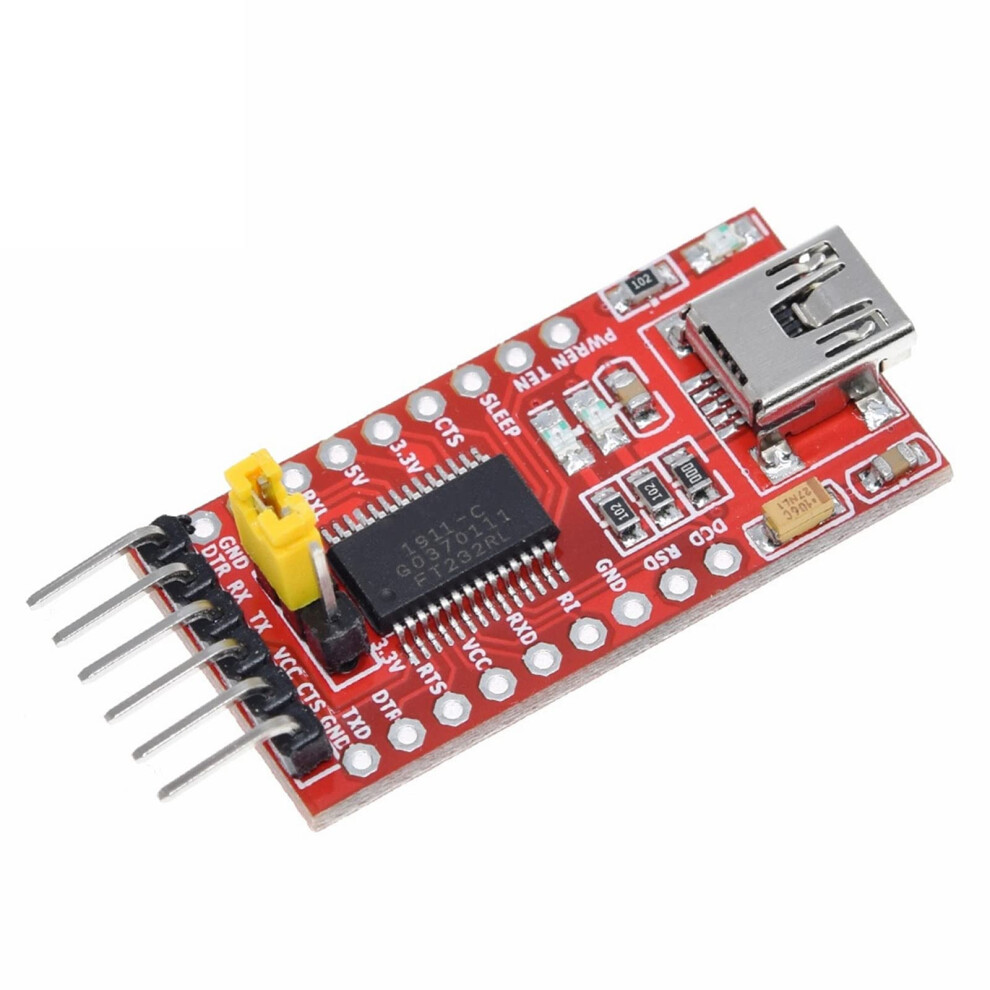 Ft232rl Usb To Ttl Serial Converter Adapter Module 3.3V 5.5V Compatible With Arduino And Raspberry Pi 9016109714213