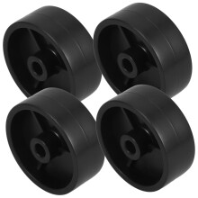 Universal Movable Caster Wheels 97mm Replacement Wheel Kit for Outdoor Gas Patio Heater 4pcs Sturdy Easy Install Accessories