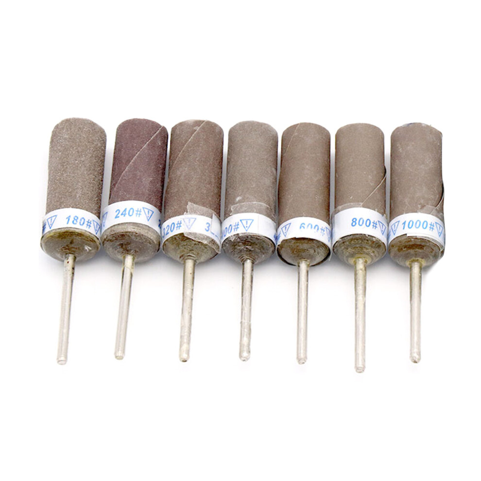 35X/Set 2.35Mm Sandpaper Buffing Rod Grit 180 To 1000 Sand Paper 7754000092802