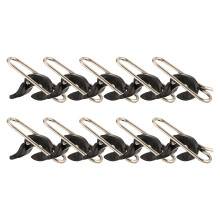 10Pcs Stainless Steel Fishing Clips for Baits and Lures, Speed Clip for Sea and Freshwater Fishing Lines