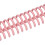 10Pcs Pink Plastic Comb Binding Spines 150 Pages 30 Ring 19mm 13