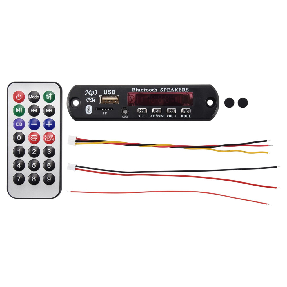 Bluetooth 5.0 Mp3 Decoder Board 5V 12V Car Fm Radio Module With Tf Usb Aux Input For Car Audio Systems 9016109714350