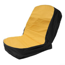 Tractor Seat Dust Cover for Outdoor Mowers and Forklifts, Yellow, Heavy-Duty Waterproof Protection, Universal Fit