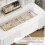 ELECWISH LED Lighted Dressing Table Set with Side Storage Hair Dryer Rack White 5
