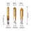 Countersink Drill Bit Set 3 Pcs 1/4'' Hex Shank HSS 5 Flute 3