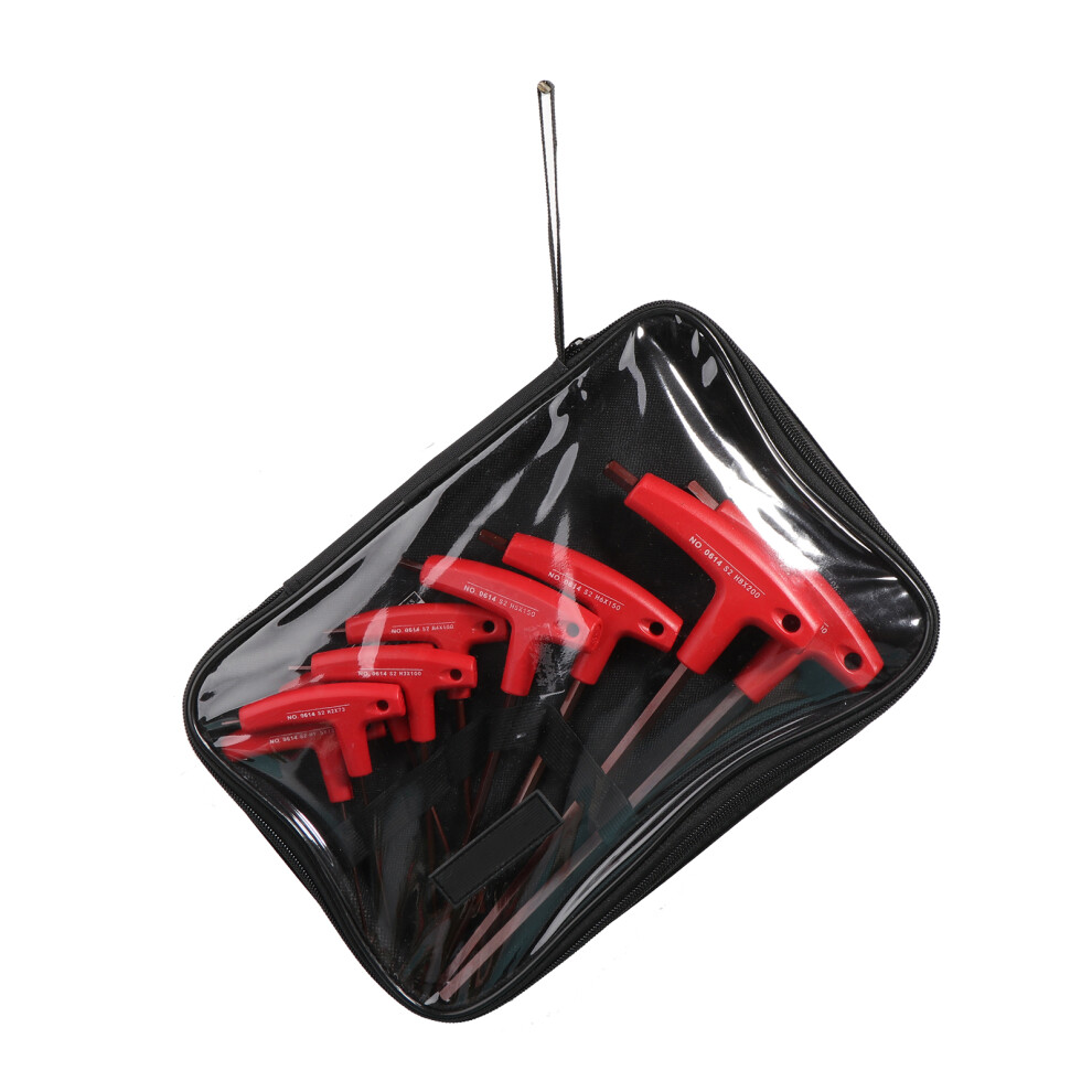 9x/Set T-handle Allen Wrench Set with Ergonomic Handle Long Arm-image-OPC-PKD9G9J-NEW