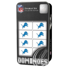 MasterPieces NFL Detroit Lions  Double Six Collector Edition Dominoes Game  For Ages 3+