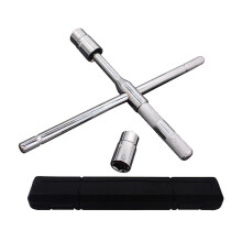 Wheel Wrench Crucifix Wrench Carbon Steel Socket-Plastic box