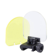 20mm Base Holographic Baffle Foldable Holographic Eye Guard Two-color Plexiglass Wood Guard Holographic Baffle