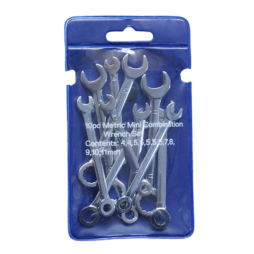 10Pcs British/Metric Type Wrenches 4-11Mm Mini-Metric System 7754000094622