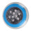 Waterproof 6000K White LED Pool Light, 24V, 9W, 215mm 8