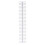 Bindekamm 19 mm, 30 Ringe, 150 Blatt, Transparent 14