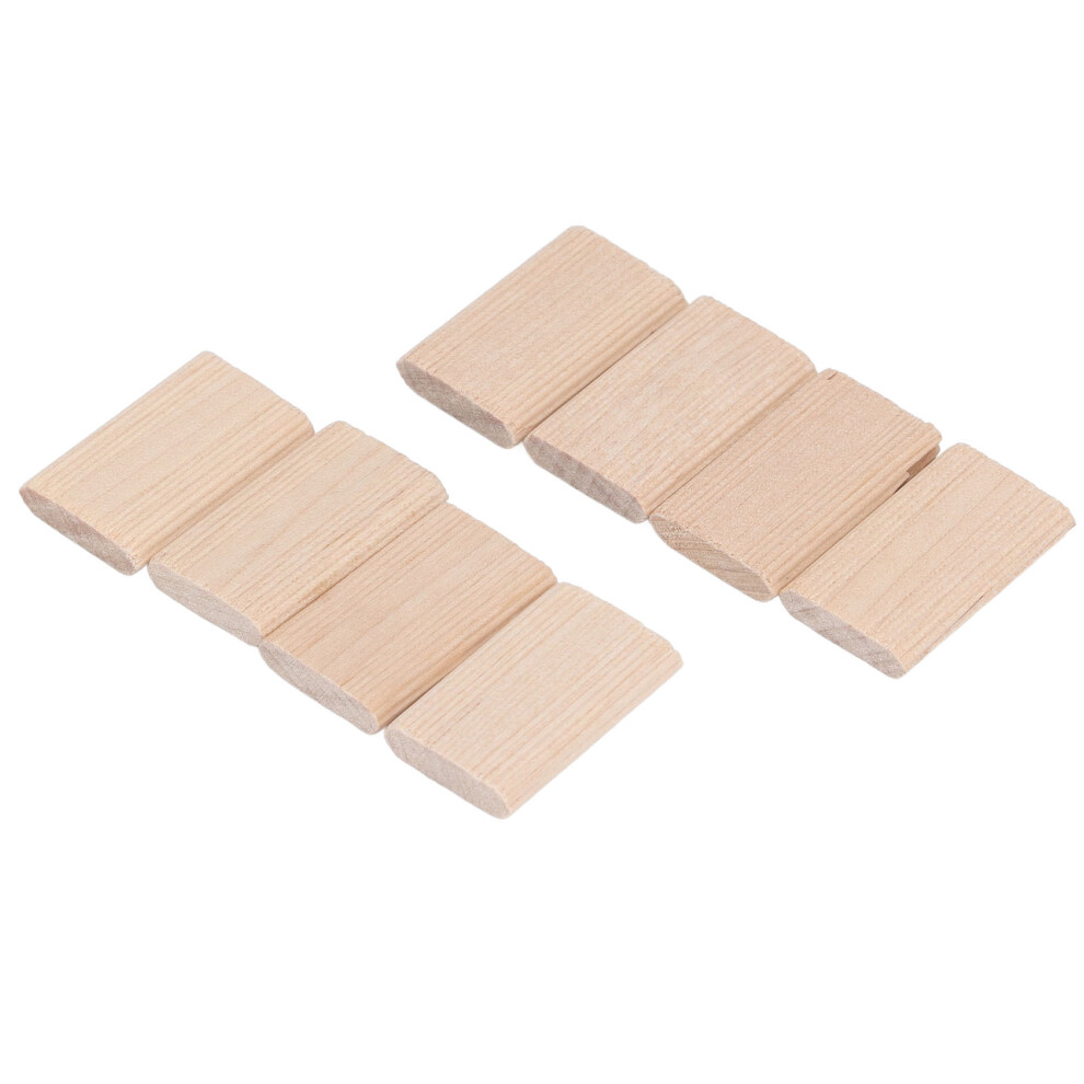 30Pcs Beech Wood Dowel Stoppers 5X19x30mm For Furniture Splicing 7671347837623