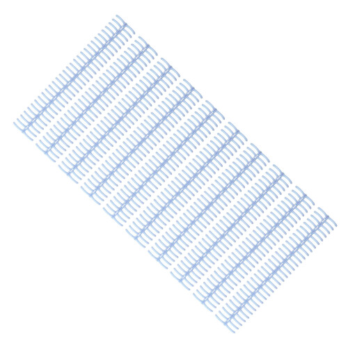 Bindekamm 19 mm, 30 Ringe, 150 Blätter, hellblau
