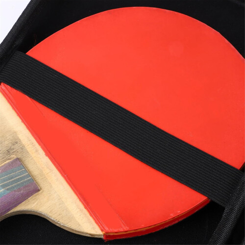 Hard Shell Table Tennis Paddle Bag, Grey Racket Storage Case for Pingpong Paddles, Training Bat Holder, Durable Protective Case 1