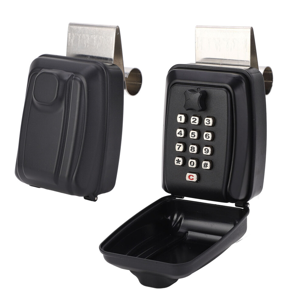 Weatherproof Car Window Lock Box - 8X6x3cm Zinc Alloy With Keypad 9351347844408
