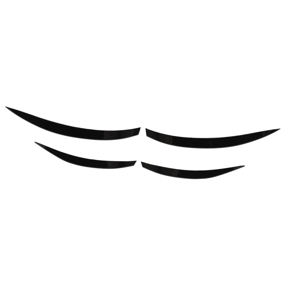 4Pcs Glossy Front Bumper Grille Trim Fit For Cla 2023+ Black 4921347847225