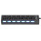 7-Port Hub USB Docking Station Black 480mbps with 11