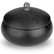 Ceramic Ashtray with Lids,windproof,cigarette Ashtray for Indoor