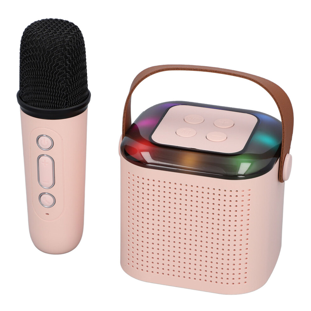Mini Bluetooth Karaoke Machine Kids with Microphone, 6W Speaker, RGB Light, 32GB Expandable Storage-image-OPC-PKD9TKF-NEW