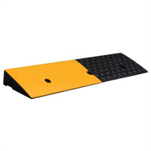 Portable Curb Ramps 98x23x7cm for Driveway, Sidewalk, Loading Dock, Garage, Compatible with Cars, Trucks, Motorcycles, Wheelchairs