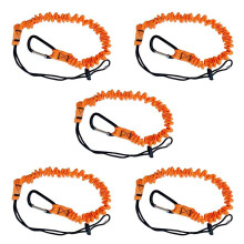 3 Foot Safety Tool Lanyard with Carabiner, Adjustable Scaffold Hard Hat Lanyard, Ultra-Durable Premium Quality Materials, 5pcs