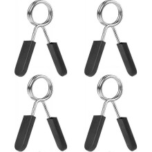 Barbell Spring Clips Dumbbell Clips Spin Lock Collar Dumbbell Clamps with Plastic Handles Clips for Barbell for Weightlifting And Strength Train