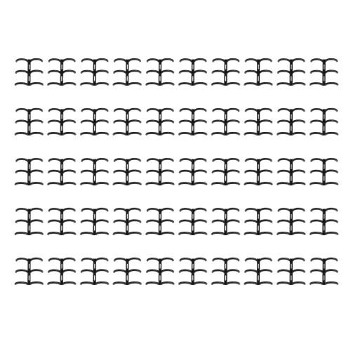 50PCS 16mm 3-Ring A4 PP Comb Binding Spines for Reports & Presentations 2