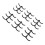 50PCS 16mm 3-Ring A4 PP Comb Binding Spines for Reports & Presentations 11