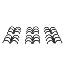 50PCS 16mm 3-Ring A4 PP Comb Binding Spines for Reports & Presentations