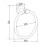 Towel Ring for Bathroom 1pack,kitchen Bath Circle Towel Holder Hangers 9