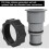 Replacement Hose Adapter W/collar Replace for Intex Fit for Threaded Connection Pumps,fits All4000, 2500, 2000 Riilq 5