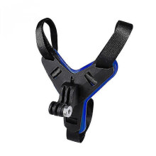 Blue Gopro Motorcycle Helmet Chin Bracket Sports Camera Fixed Bracket Small Ant Dji/hero9