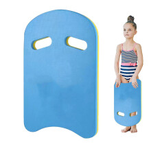 Swimming Float Training Aid Kick Board with Grip Handles, Lightweight Anti-Slip Tool for Beginners, Junior Swimmers, Blue