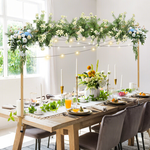 Over The Table Rod Stand with Clamps,Table Backdrop Stand 1