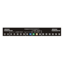 Aquarium Sticker Fish Temperature Adhesive Strip 10-30C Color Changing Brew Temperature Gauge Compatible With Fish Tanks