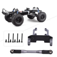 Aluminiumlegierungs-Servo-Mount & Lenkgestänge für 1/10 RC Auto 90046 Titanium