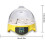 Egg Incubator Mini Automatic 7 Egg Capacity Intelligent Temperature Control for Chickens, Ducks, Geese, and Birds 2
