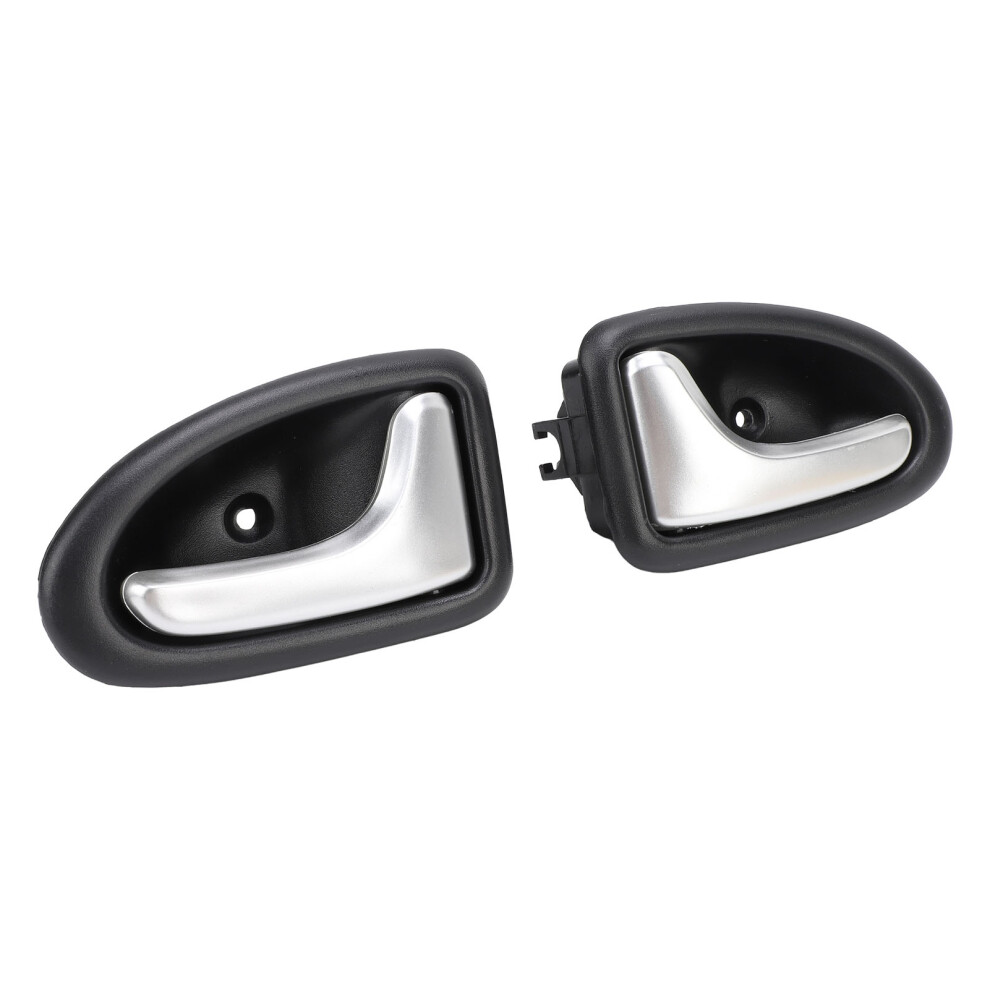 Interior Door Handle Pair Chrome For Clio Ii Megane Scenic 1998Â2007 4901347883317