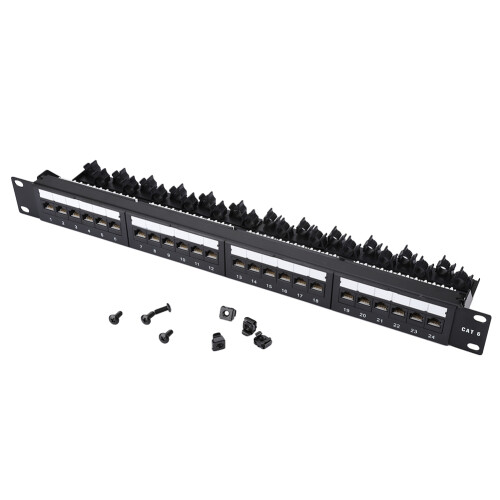 Gold Plated 24 Port Mountable Data Patch Panel