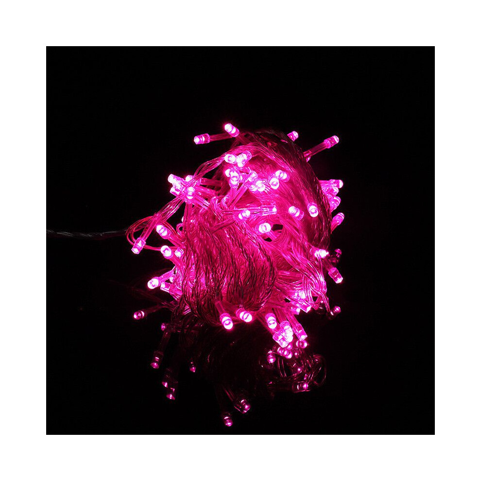 (, Eu Plug-30M-300Led) String 10M20m30m Fairy Lights Christmas Tree Xmas Lamp Wedding Party Pink/Light